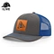 Trucker hats with leather patch